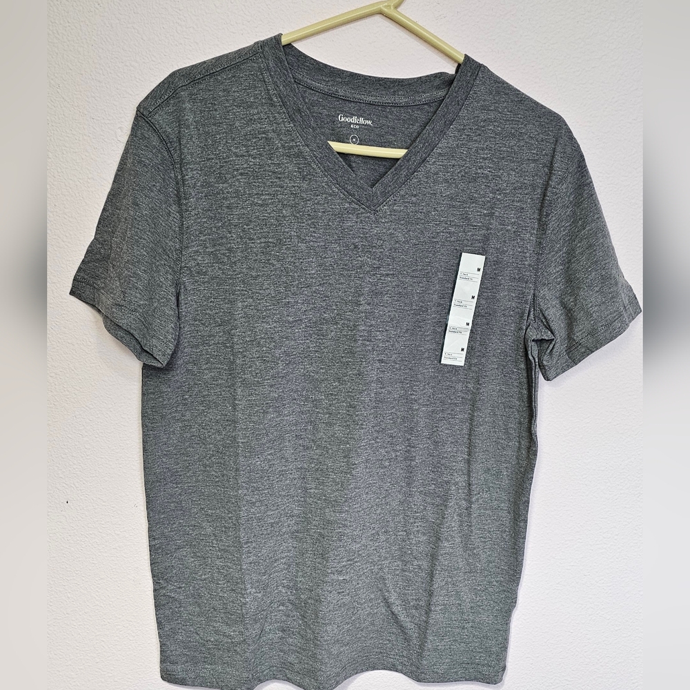 Goodfellow & Co Men's Gray V-Neck Shirt